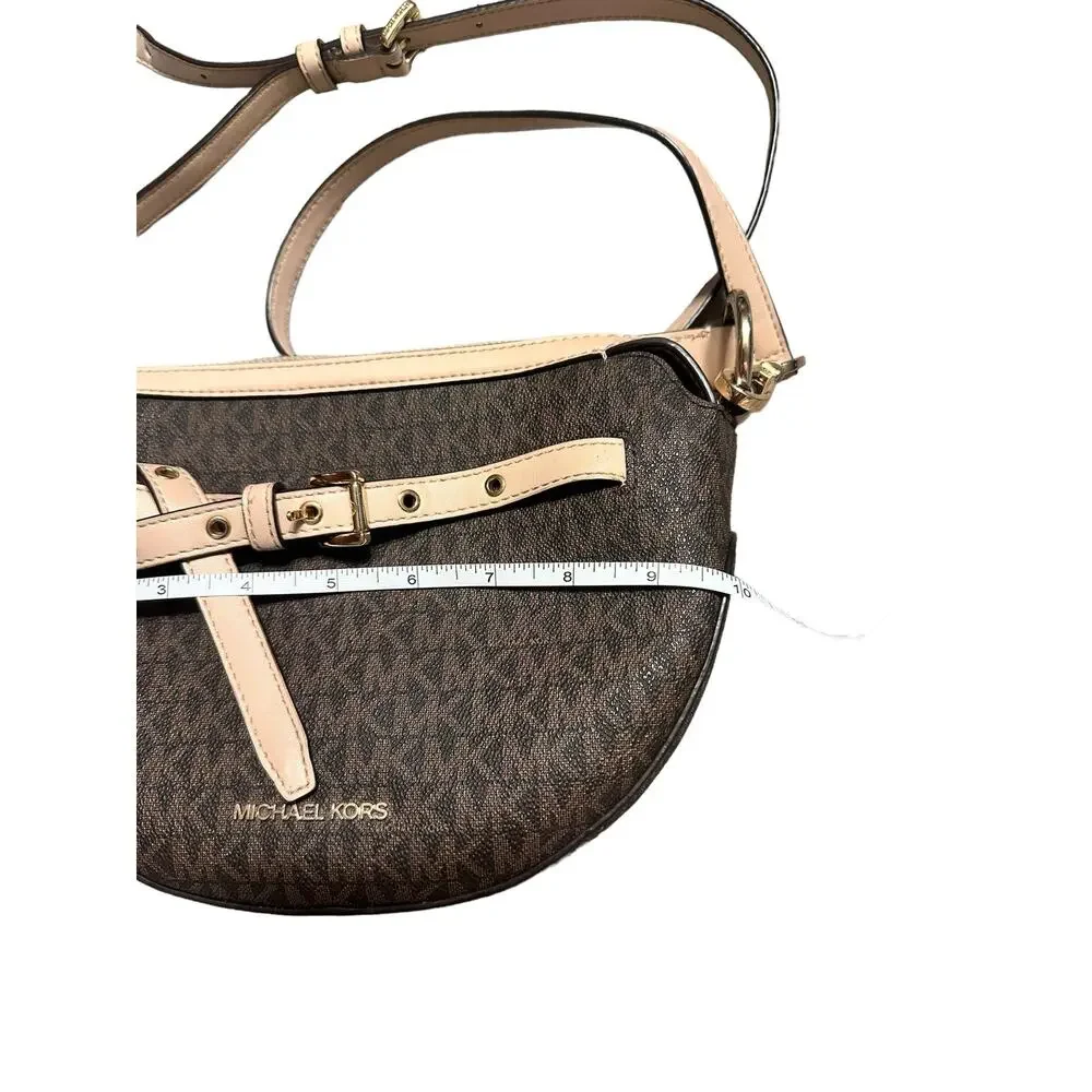 Michael Kors Emilia Medium Logo Shoulder Bag Adjustable Strap - Picture 6 of 9